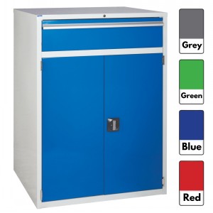 Euroslide Storage Cabinet 1 Drawer & Cupboard 1200mm